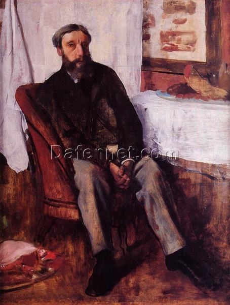 Edgar Degas ‘Portrait of a Man’ (c.1866) – 19th Century Impressionist Portrait, Brooklyn Museum