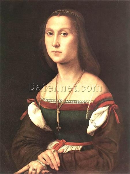 “Portrait of a Woman (La Muta)” by Raphael (1507) | Renaissance Portrait in Oil on Canvas