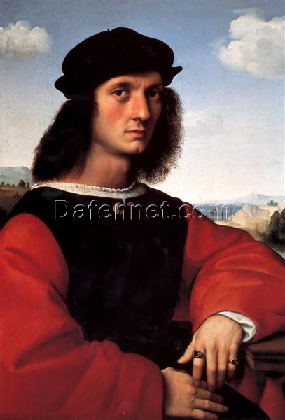 Portrait of Agnolo Doni” by Raphael (c. 1505-1506) | High Renaissance Artwork