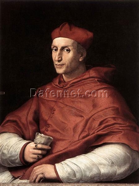 Portrait of Cardinal Dovizzi de Bibbiena (1516) by Raphael | High Renaissance Portrait