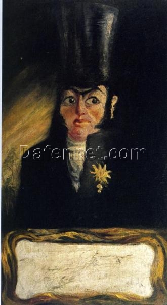 Expressionist Portrait Inspired by Salvador Dalí – Portrait of El Sany Pancraci (c.1919)