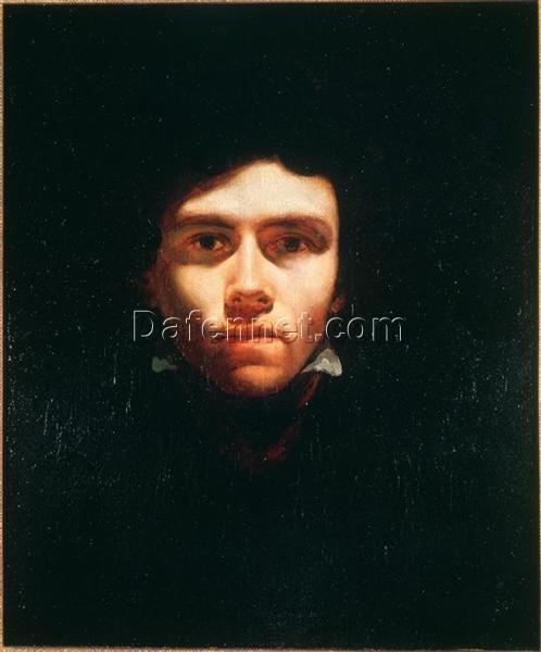 Théodore Géricault Portrait of Eugène Delacroix – Romanticism Portrait Oil Painting Reproduction