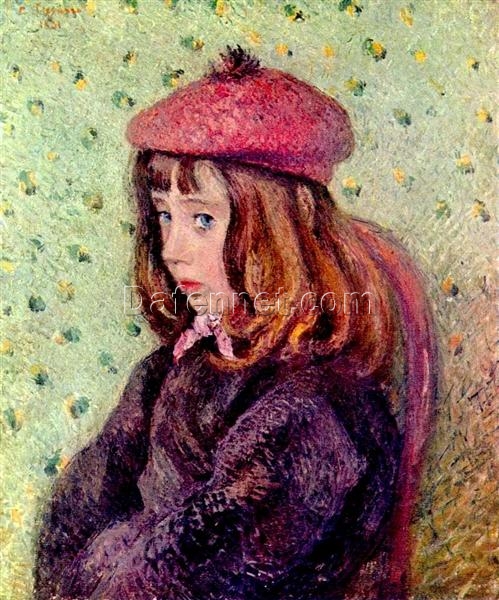 Felix Pissarro: Portrait” (1881) by Camille Pissarro | Impressionist Masterpiece