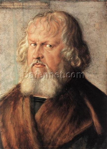 Portrait of Hieronymus Holzschuher by Albrecht Dürer – 1526 Northern Renaissance Oil Painting on Panel