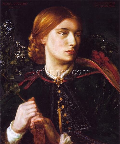 Dante Gabriel Rossetti – Portrait of Maria Leathart 1862 | Romanticism Oil Portrait Reproduction