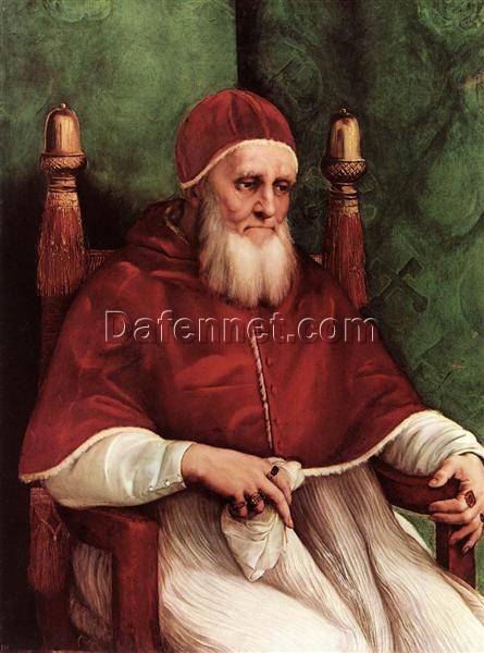 Raphael’s Portrait of Pope Julius II (c.1511-1512) | High Renaissance Oil Painting