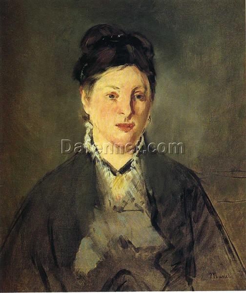 Portrait of Suzanne Manet – Inspired by Edouard Manet’s 1870 Realist Masterpiece