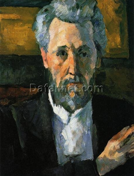 Portrait of Victor Chocquet” – 1877 Cézanne Oil Painting, Impressionist Masterpiece