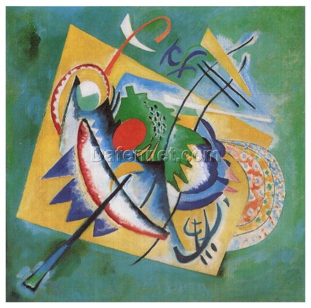 Wassily Kandinsky – Red Oval (1920) – A Masterpiece of Geometric Abstraction and Color Theory