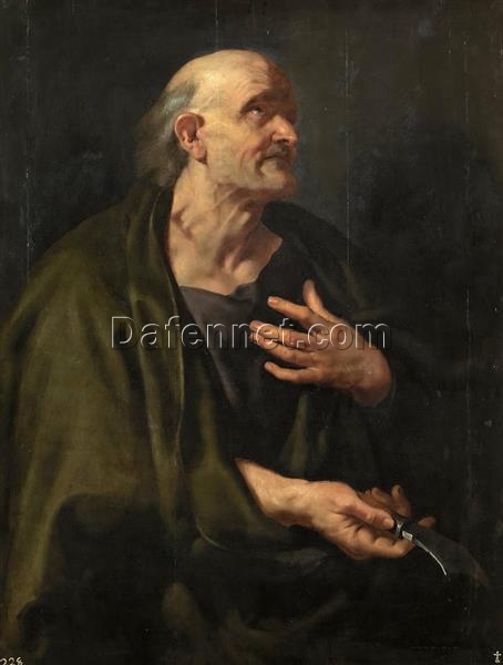 Saint Bartholomew – 1610-1612 Baroque Oil Painting by Peter Paul Rubens