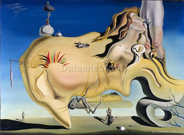 The Great Masturbator – Surrealist Oil Painting Inspired by Salvador Dali