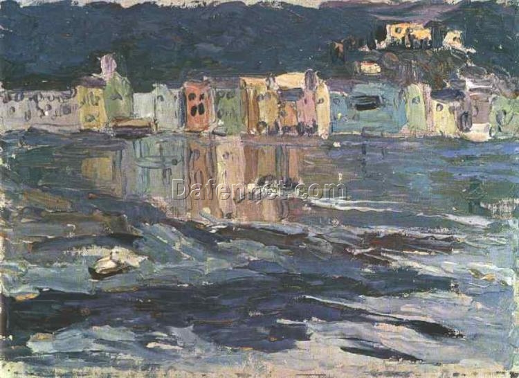 Wassily Kandinsky’s Santa Marguerite – 1906 Post-Impressionist Landscape Painting Replica