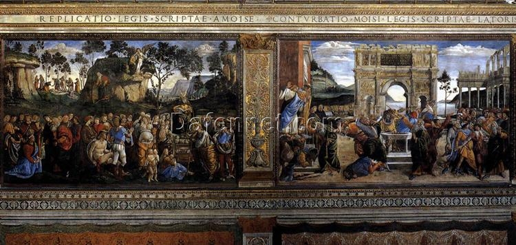 Scene from the Life of Moses – Sandro Botticelli’s Early Renaissance Fresco