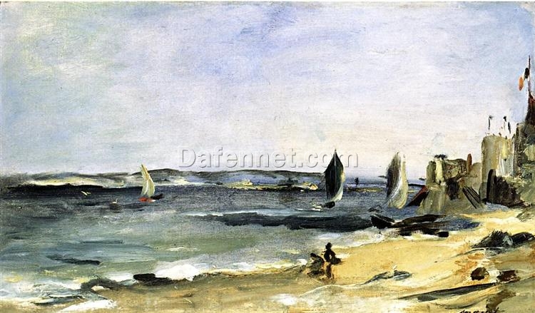 Seascape at Arcachon – Inspired by Edouard Manet’s Impressionist Marina (1871)