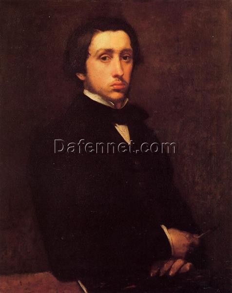 Edgar Degas ‘Self Portrait’ (1855) – Oil on Canvas, Early Impressionist Study