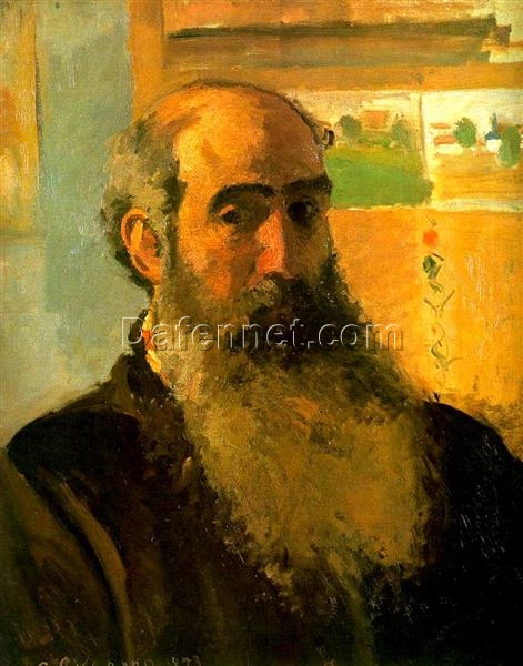 Self Portrait of Camille Pissarro” – 1873 Oil Painting, Musée d’Orsay, Paris