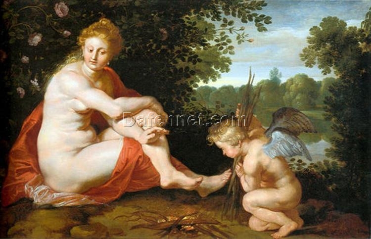 Sine Cerere et Baccho Friget Venus – 17th Century Baroque Masterpiece by Peter Paul Rubens