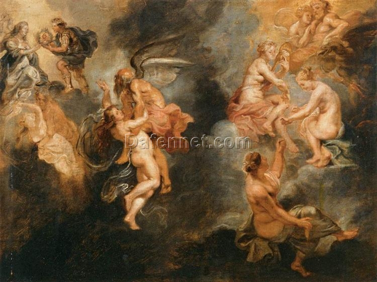 Sketches” by Peter Paul Rubens – Baroque Masterpiece Reproduction