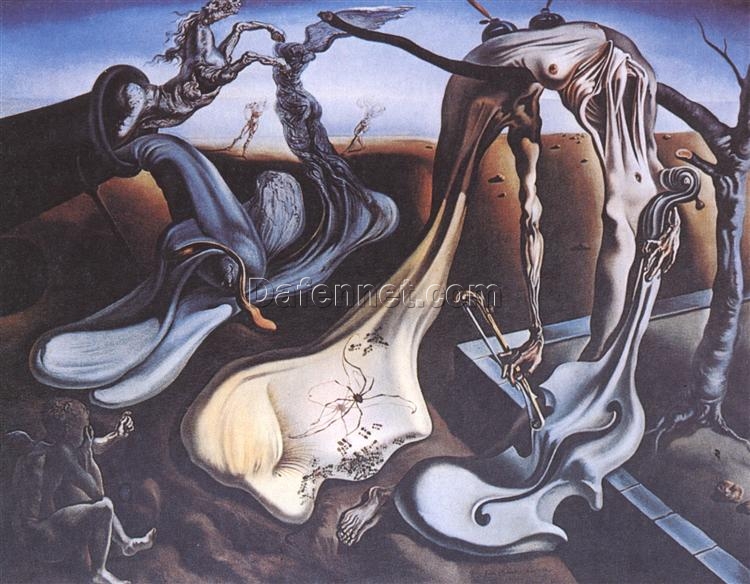 Spider of the Evening” – Surrealist Landscape Inspired by Salvador Dali (1940)