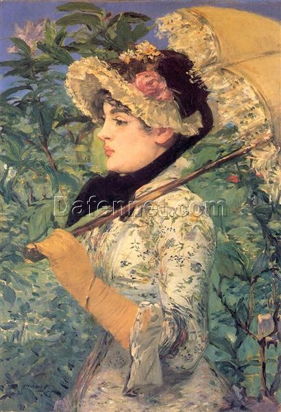 Spring – Inspired by Edouard Manet’s 1882 Study of Jeanne Demarsy