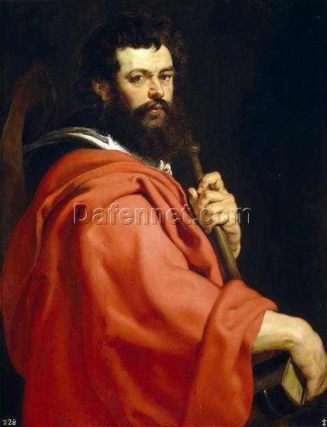 St. James the Apostle – Iconic Baroque Art by Peter Paul Rubens