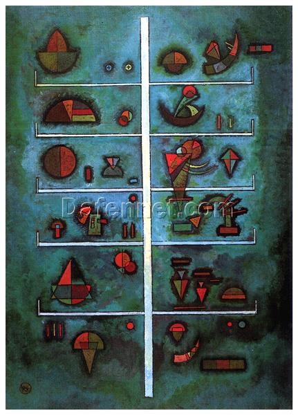 Wassily Kandinsky – Storeys (1929) – Abstract Layers of Color and Structure