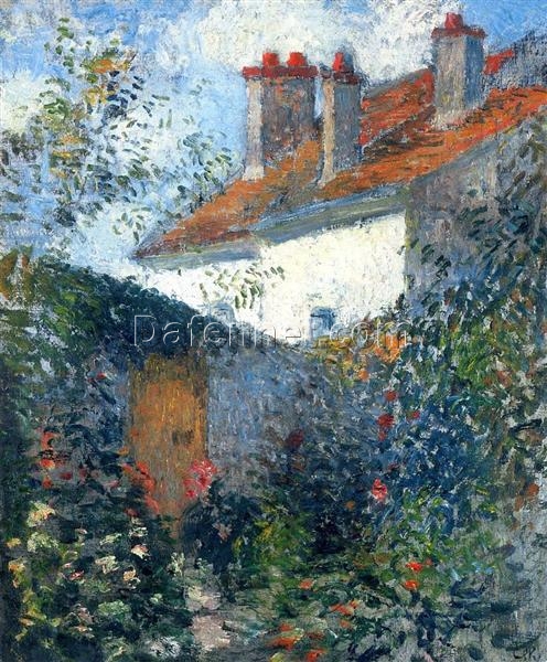 Study at Pontoise” (1878) – Original Impressionist Landscape by Camille Pissarro