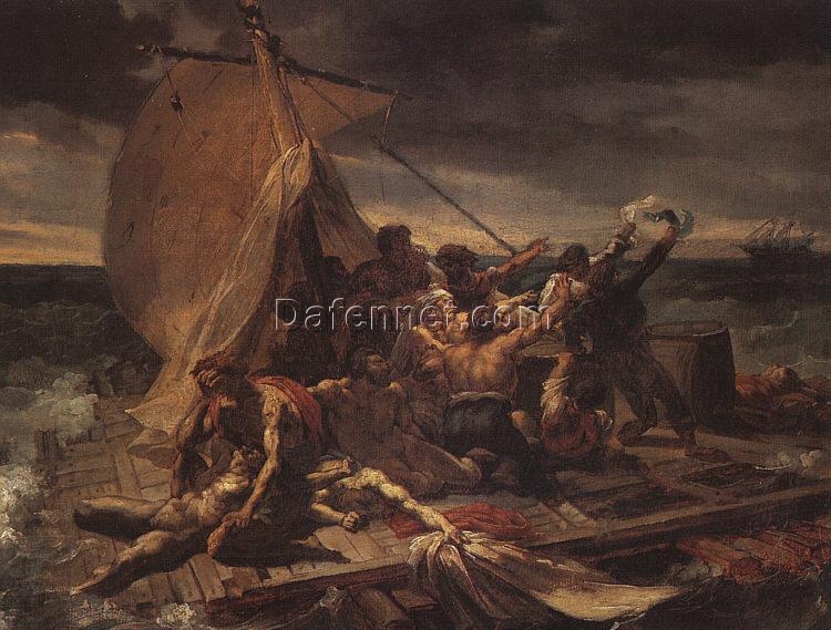 Théodore Géricault Study for The Raft of the Medusa – Romanticism Oil on Canvas History Painting Reproduction