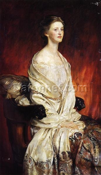 John Singer Sargent Oil Painting – Portrait of Sylvia Harrison, 1913, Realism