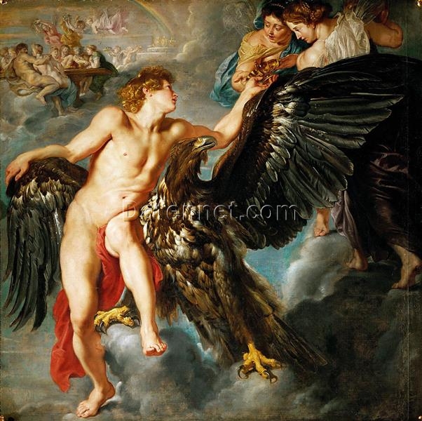 Peter Paul Rubens – The Abduction of Ganymede (1611-1612) Baroque Mythological Painting