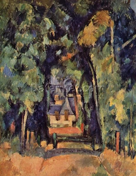 The Alley at Chantilly” by Cézanne – A Masterpiece of Post-Impressionist Landscape (1888)