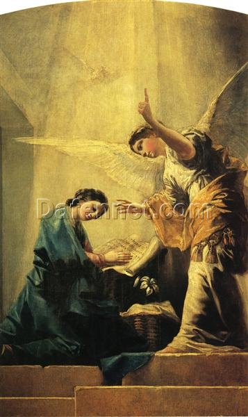 The Annunciation by Francisco Goya – 1785 Romanticism Religious Oil Painting, Private Collection