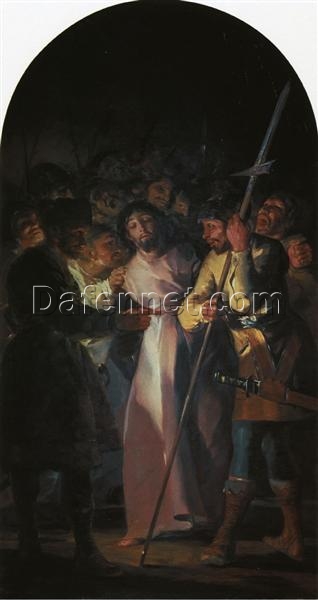 The Arrest of Christ by Francisco Goya – 1788 Romanticism Religious Oil Painting, Toledo Cathedral