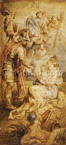 The Birth of Henri IV of France – Oil Painting Reproduction by Peter Paul Rubens (1628-1630)