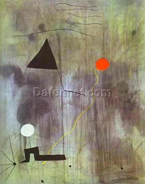 Inspired by Joan Miró’s The Birth of the World (1925) – Surrealist Automatic Abstract Oil Painting (251 x 200 cm)