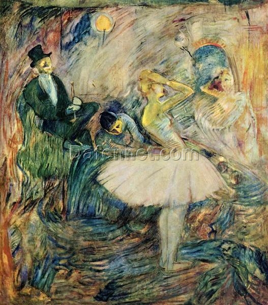 Henri de Toulouse-Lautrec’s The Dancer in Her Dressing Room – 1885 Post-Impressionist Oil on Canvas