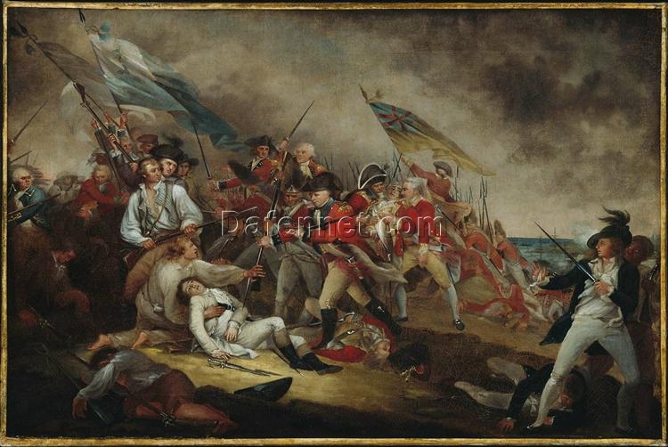 Neoclassical Masterpiece – The Death of General Warren at Bunker Hill, 1786 by John Trumbull