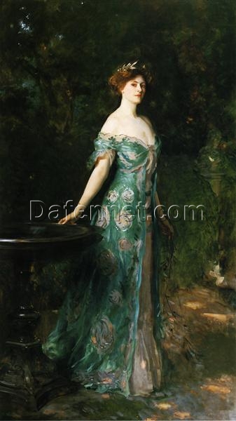 John Singer Sargent ‘The Duchess of Sutherland’ Realism Portrait – Fine Art Reproduction on Canvas