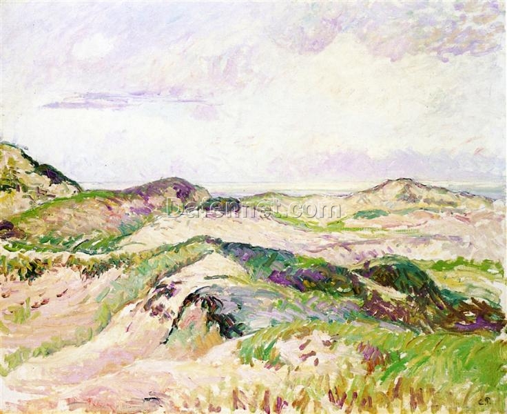 The Dunes at Knokke” – Iconic Landscape Oil Painting by Camille Pissarro (1894)