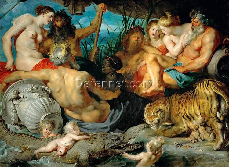 The Four Continents – Baroque Allegory by Peter Paul Rubens (1612-1614)