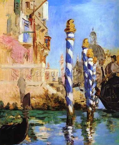 The Grand Canal – Inspired by Edouard Manet’s 1875 Venetian Cityscape