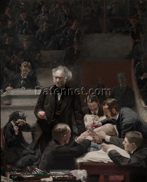 Realist Masterpiece – The Gross Clinic, 1875 by Thomas Eakins, High-Quality Replica