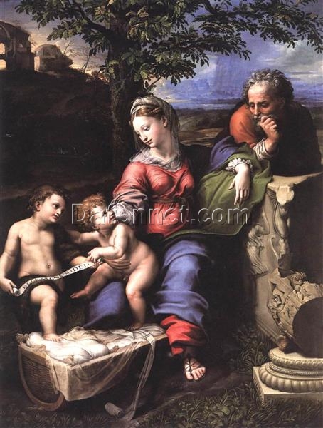 Raphael’s The Holy Family of the Oak Tree (c.1518) | Religious High Renaissance Painting