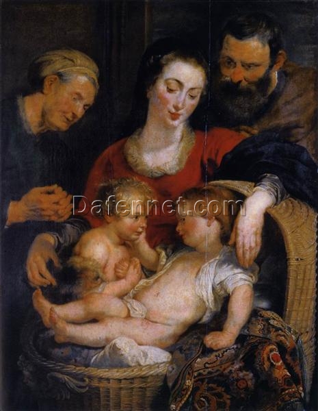 The Holy Family with St. Elizabeth – Rubens’ Baroque Religious Art, 1614-1615