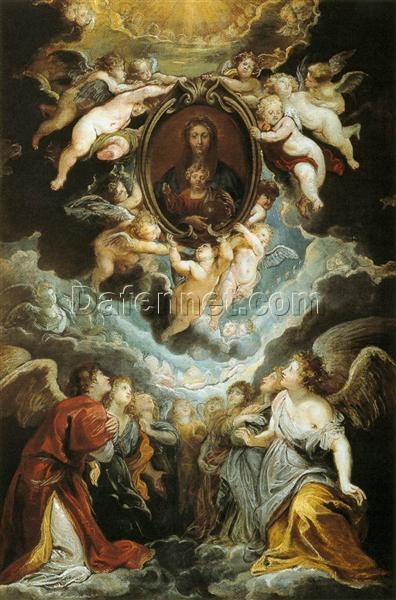 The Madonna della Vallicella: Rubens’ Baroque Masterpiece with Seraphim and Cherubim