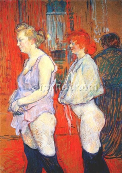 The Medical Inspection by Henri de Toulouse-Lautrec – 1894 Post-Impressionism Genre Painting