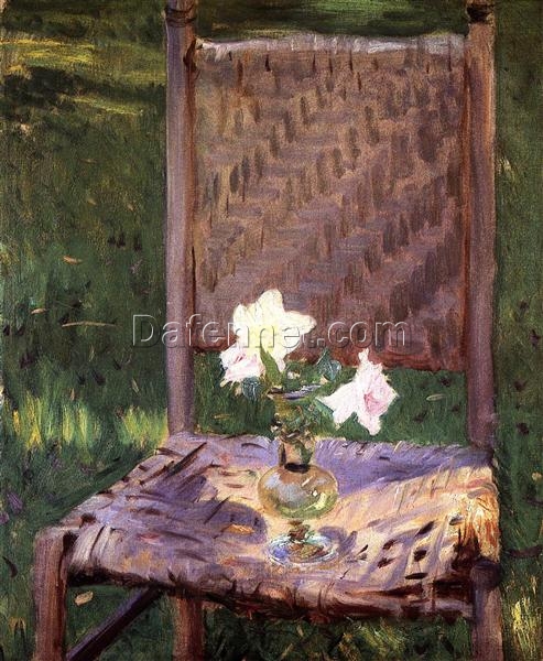 John Singer Sargent ‘The Old Chair’ Impressionism Still Life – Fine Art Reproduction on Canvas