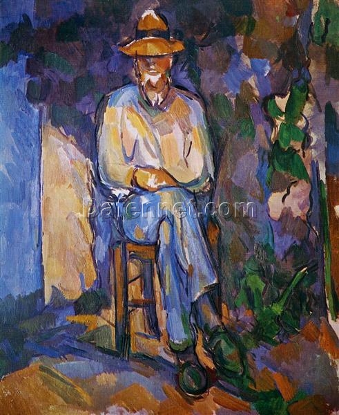 The Old Gardener” – 1906 Post-Impressionist Portrait by Cézanne (Cubist Influence)