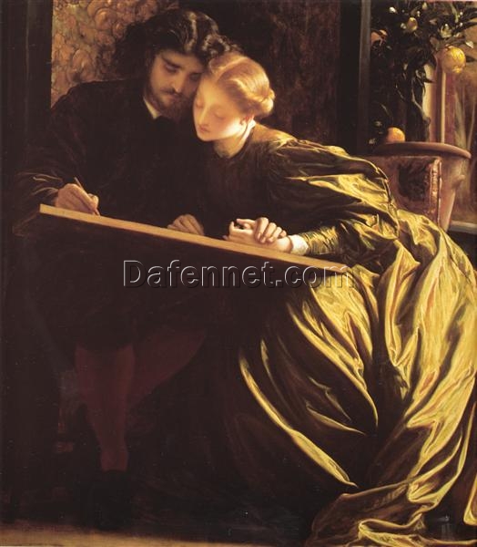 The Painter’s Honeymoon by Leighton – Handcrafted Academic Genre Art Reproduction