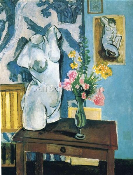 Custom Oil Painting Inspired by Matisse – ‘The Plaster Torso’ (1919) – Post-Impressionist Still Life on Canvas